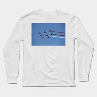 Patrouille de France over Yorktown, Virginia Long Sleeve T-Shirt